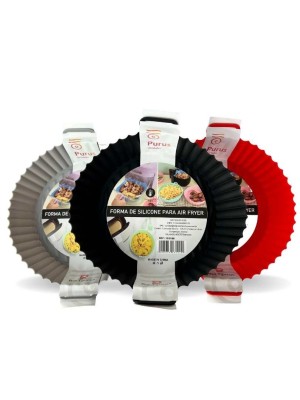 FORMA DE SILICONE PARA FRITADEIRA ELETRICA 16,5X4,8CM UN.