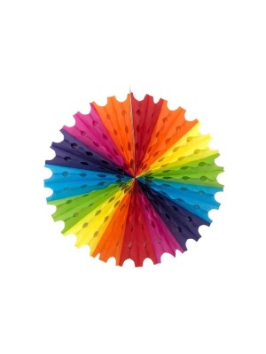 ENFEITE CIRCULO COLORIDO 50CM UN. POPPER