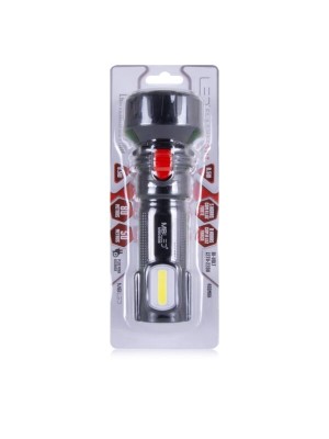 LANTERNA LED RECARREGAVEL DE MAO 17CM BIVOLT UN. MB TECH