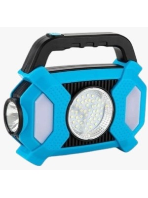 LANTERNA RECARREGAVEL COM PLACA SOLAR 18CM 4,5W BIVOLT UN. MB TECH