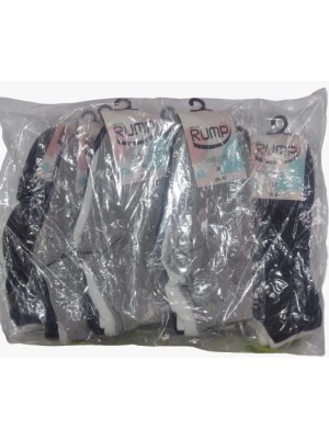 PCT C/ 6PCS MEIA C/ 3 PCS INFANTIL M UN.  RUMP