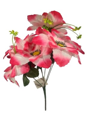 BUQUE 35CM C/ 7 FLORES UN. GM GOLD