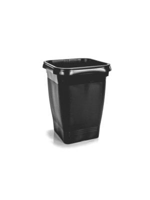 VASO COLUNA 13,5L PRETO DE PLAST.