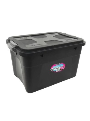 CAIXA ORGANIZADORA MULTIUSO PRETA 20L UN.