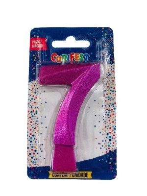 VELA CONCEPT METALLIC ROSA N 7 - (4625) UN. CURIFEST