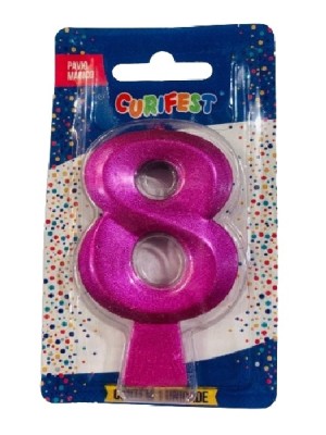 VELA CONCEPT METALLIC ROSA N 8 - (4626) UN. CURIFEST