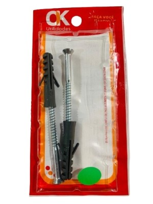 OK PARAFUSO 5.5MX90MM E 2UN BUCHAS 10MM UN.