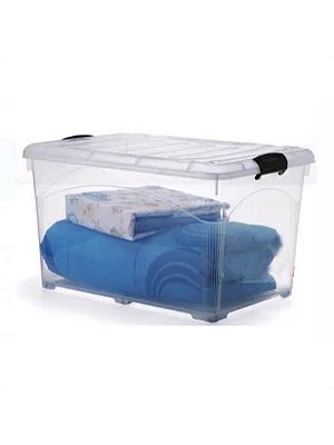 CAIXA ORGANIZADORA 25L TRANSPARENTE UN. INJEPLASTEC