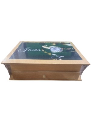 PORTA JOIAS 1 GAVETA 25X17X8CM UN. CONECTA BRASIL