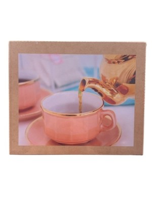 PORTA CHA GRANDE 26X21X7CM UN. CONECTA BRASIL