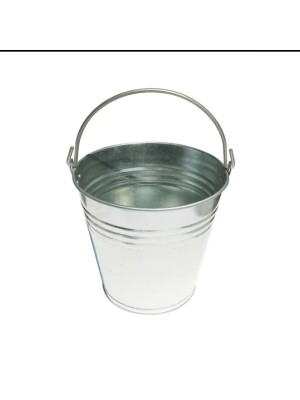 VASO BALDE METAL DECORATIVO 10X10CM UN. TOP IMPORTADORA