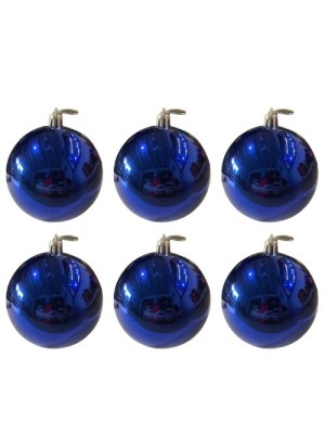 BOLA NATAL 8CM PCT COM 6 UNID CORES SORTIDAS - TOP IMPORTADORA