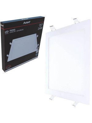PAINEL DE EMBUTIR LED QUADRADO 29X29CM 6500K 24W BIVOLT 858131374 UN. AVANT