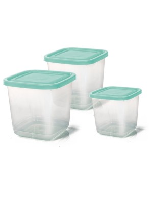 POTE MANTIMENTO CONJ QUADRADO 3PCS TRANSP 2100/1100/550ML UN.