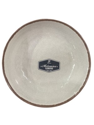 TIGELA DE MELAMINA FUNDO AREIA 21X5CM 1000ML UN. BELLAGIO