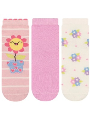 MEIA SOQUETE INFANTIL 3PARES 31-34 UN. CIA DA MEIA