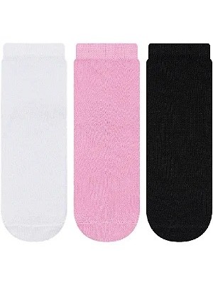 MEIA SOQUETE INFANTIL 3PARES 31-34 UN. CIA DA MEIA