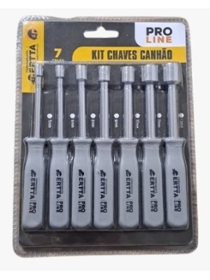 CHAVE CANHAO C/7PCS HASTE DE ACO 5MM A 13MM UN. CASCAVEL