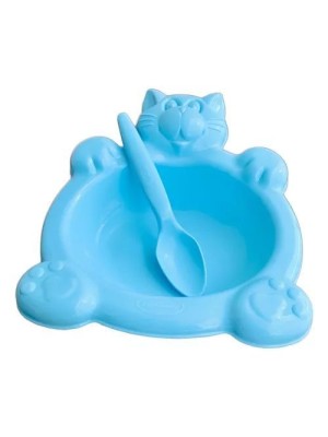 PRATO DO BEBE 250ML AZUL UN.