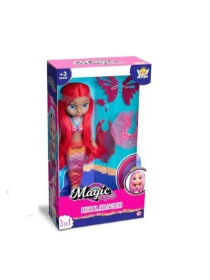 MAGIC ANGELS BAILARINA FADA SEREIA 3X1 NEGRA UN.