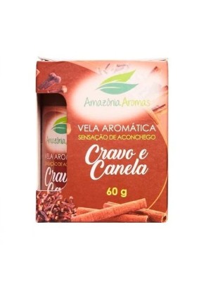 VELA PERFUMADA CRAVO E CANELA 60G UN.