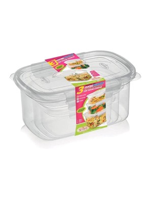 POTES PMG C/ TRAVA CNJT C/3PCS 460ML/850ML/2,2L UN.