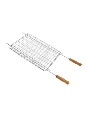 GRELHA DUPLA CROMADO UN.