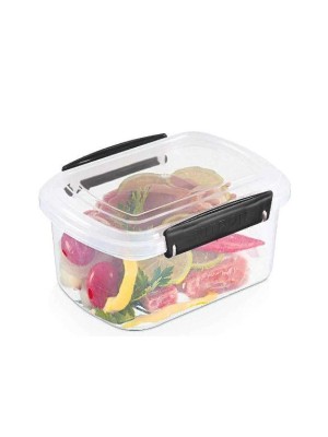 POTE COM TRAVA LATERAIS 1,1L PRETO UN.