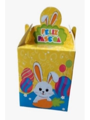 CAIXA MÁGICA P/ GULOSEIMAS 10X10X12CM UN. ESTAMPA DOCE DIVERSÃO