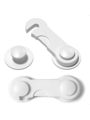 TRAVA DE PLASTICO PARA GAVETAS 9,5CM C/4PCS UN.