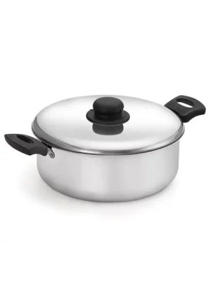 Caçarola Brisa N°22 Polida 2,60 Litros Alumínio Brilhante Alubril