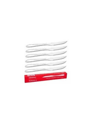FACA DE CHURRASCO KIT C/12PCS AMERICA UN.