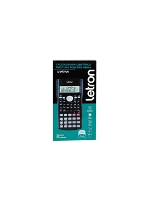 CALCULADORA CIENTIFICA 240 FUNCOES PRETA MULTI UN.