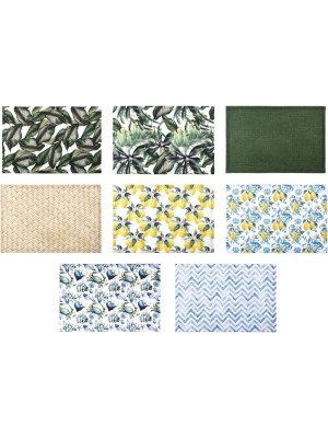 JOGO AMERICANO PVC C/6PCS 42X27CM UN.