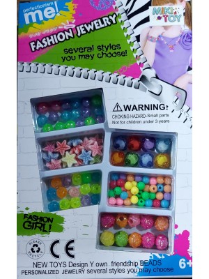 Kit Infantil Florzinha + Silicone Miçangas de fazer Pulseiras, Colares Crianca