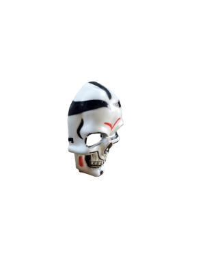 Máscara Plástica Halloween Caveira – Fantasia Assustadora para Adultos e Crianças em Festas e Decorações Temáticas