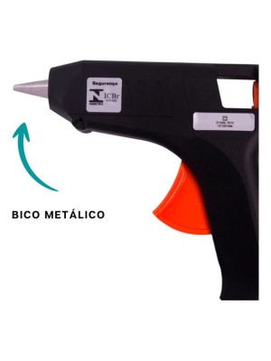Pistola Elétrica De Cola Quente 15w Com 2 Bastões De Cola envio imediato
