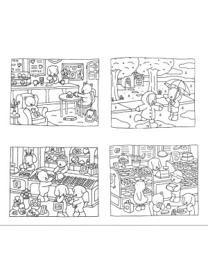 LIVRO  PARA COLORIR BLUE BOBBIE GOODS