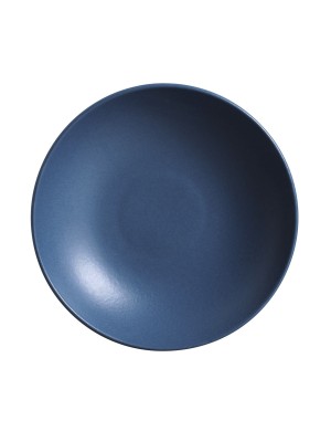 Prato Sobremesa Cerâmica Adorn Azul Escuro Fosco 20cm