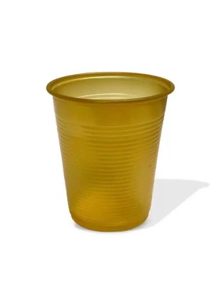 Copo Descartavel 200ml Com 50 unidades Dourado
