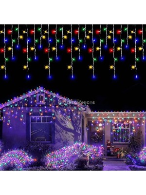 Pisca Led Colorido com Controle 8 Funções para Decoração e Enfeite de Arvore de Natal
