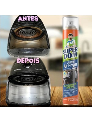 Limpa Air Fryer Brilho Desengordurante Super Dom 250ml