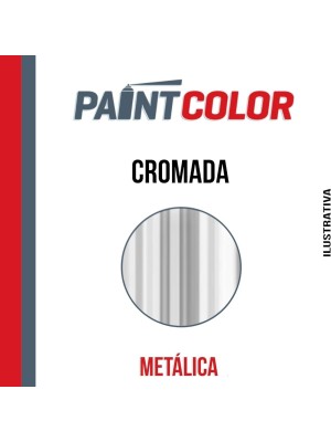 Tinta Spray 250ml Uso Geral Metalizada Cor Prata