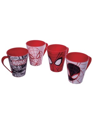 Caneca Homem-Aranha 360ml – Oficial, Plástica e Resistente para Crianças e Fãs