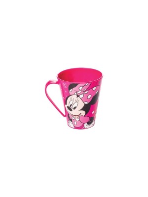 Caneca Minnie 360ml Plasútil – Produto Oficial Disney, Plástico Resistente e Livre de BPA