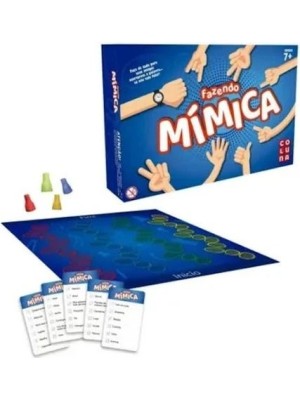 Jogo Fazendo Mímica Pais & Filhos – Tabuleiro Educativo e Divertido para Crianças