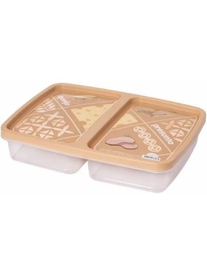 O Pote 2 Divisórias Retangular Decorado Retrô Plasútil 