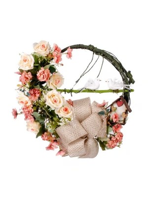 Enfeite Natalino Pássaro Branco com Glitter 12×4 cm – Decoração de Natal em Poliéster para Árvore, Guirlandas e Arranjos