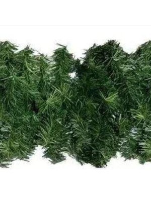 Festão Aramado Verde Liso 1,8m para Decoração Natalina e Ambientes Festivos