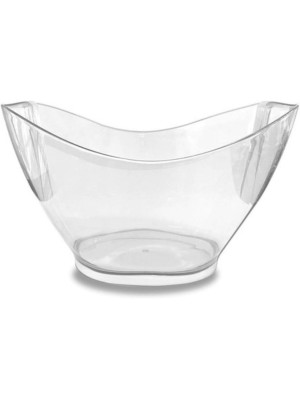 Champanheira Baladeira Cristal 9,5 L Transparente – Balde de Gelo Elegante para Festa